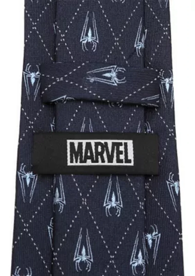 Spider-Man Diamond Navy Tie