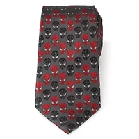 Spider-Man Chevron Red Black Tie