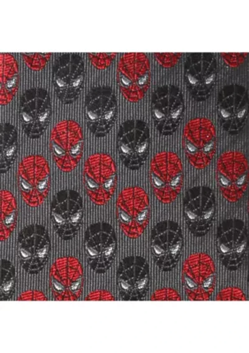 Spider-Man Chevron Red Black Tie