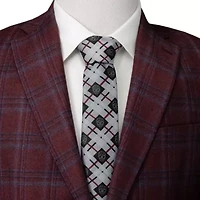 Spider-Man Plaid Black Tie