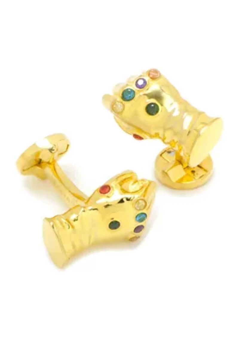 3D Thanos Infinity Gauntlet Cufflinks