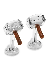 3D Thor Hammer Cufflinks