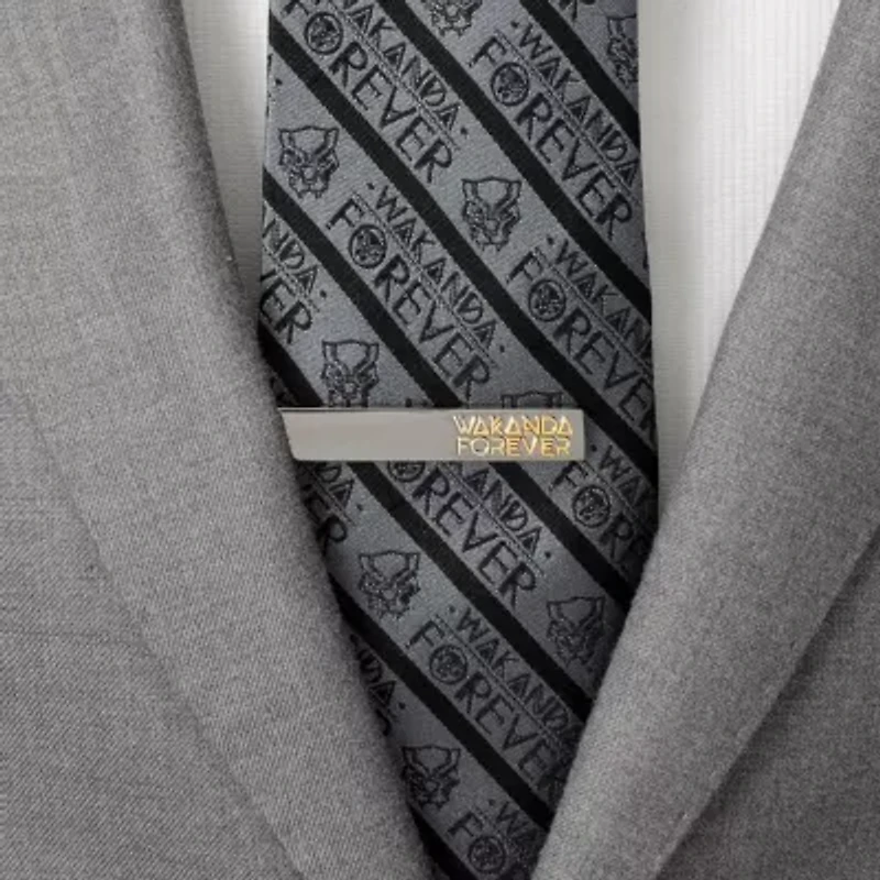 Wakanda Forever Gunmetal Gold Tie Clip