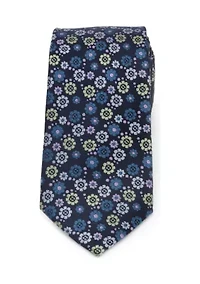 Men's X-Men Floral Navy Tie