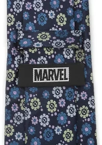 Men's X-Men Floral Navy Tie