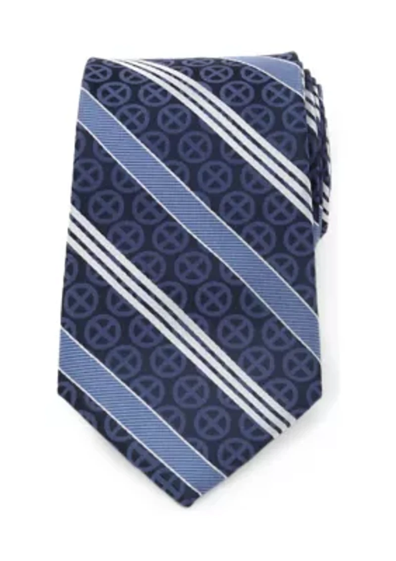 Men's X-Men Symbol Navy Tie