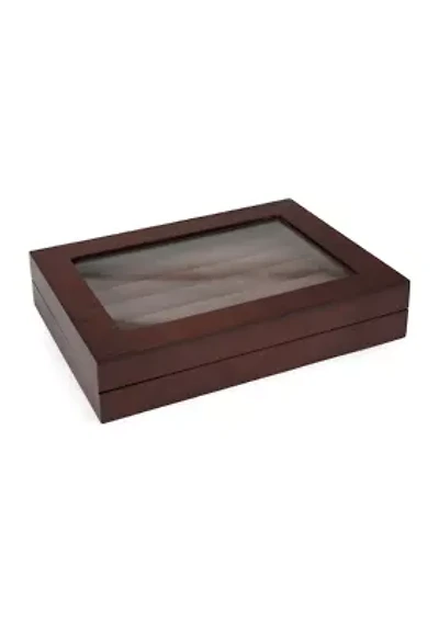 Espresso Cufflinks Collector's Case - 36 pairs
