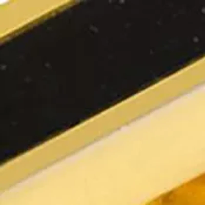 Gold and Onyx Inlaid Tie Clip