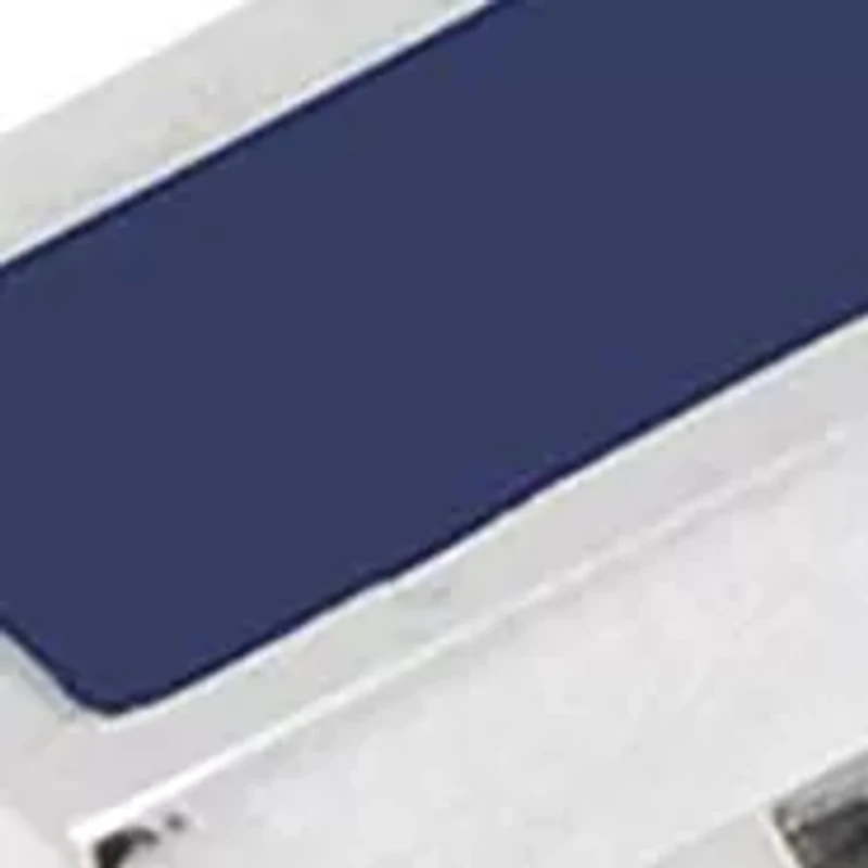 Navy Enamel Inlaid Tie Clip