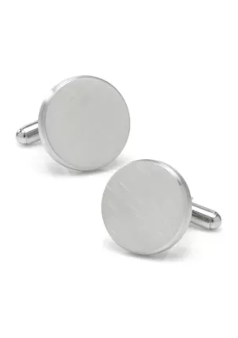 Brushed Stainless Steel Cufflinks