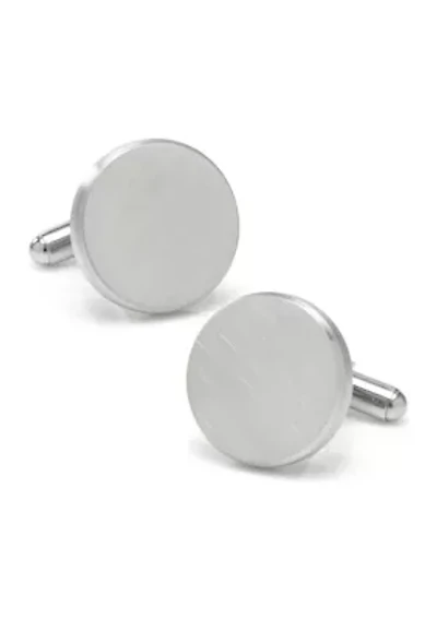 Brushed Stainless Steel Cufflinks