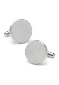 Brushed Stainless Steel Cufflinks