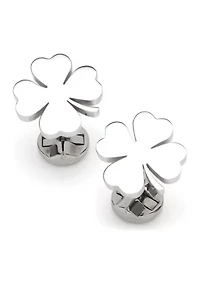 Four Leaf Clover Stainless Cufflink