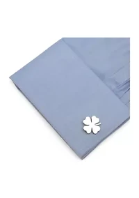 Four Leaf Clover Stainless Cufflink