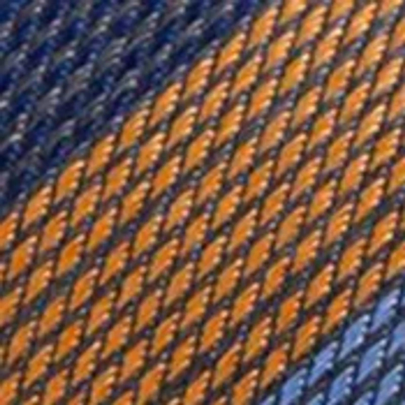 The Andrew Tie (Blue Orange Stripe Tie)