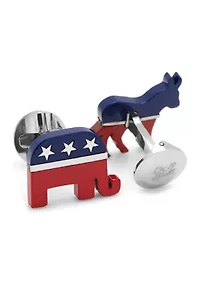 Stainless Steel Bipartisan Cufflinks