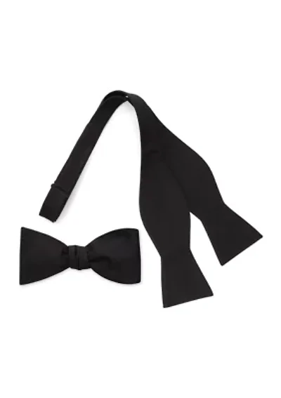 Black Self Tie Bow Tie