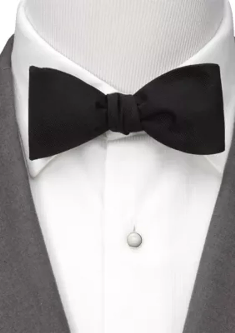 Black Self Tie Bow Tie