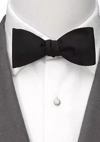 Black Self Tie Bow Tie