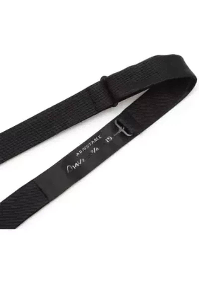 Black Self Tie Bow Tie