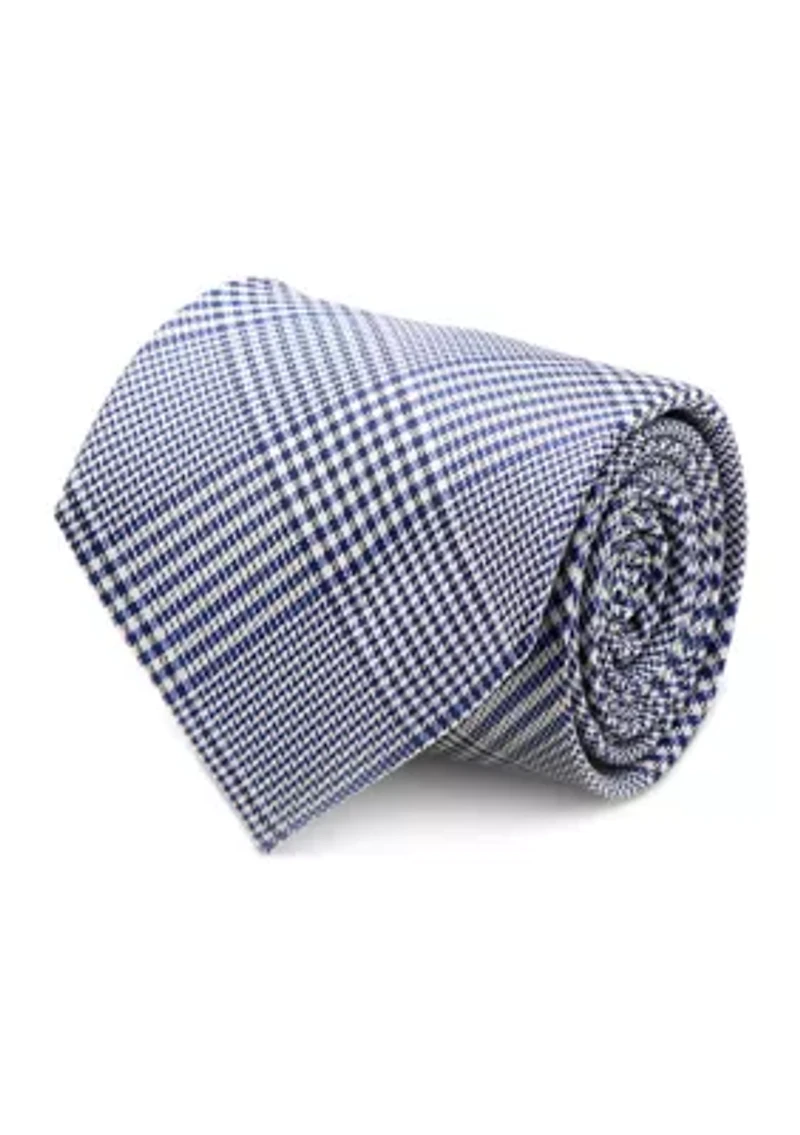 Blue Glen Plaid Silk Tie