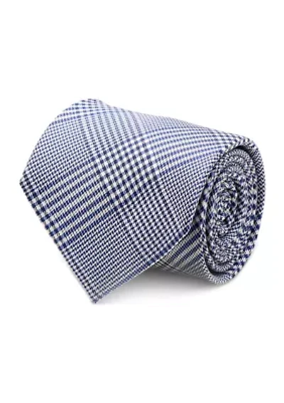 Blue Glen Plaid Silk Tie