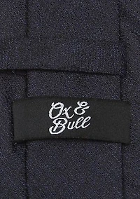 Heathered Blue Wool Tie