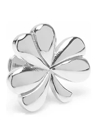 Clover Stainless Steel Lapel Pin