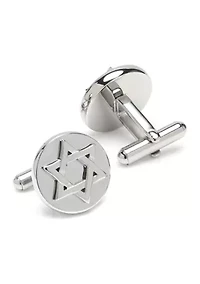 Star of David Stainless Steel Cufflinks