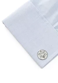 Star of David Stainless Steel Cufflinks