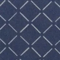 Navy Diamond Pocket Square
