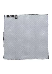 Navy Diamond Pocket Square