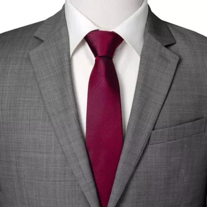 Red Pin Dot Tie