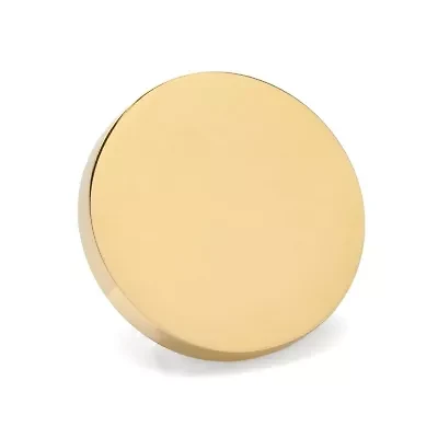 Gold Stainless Steel Round Infinity Engravable Lapel Pin