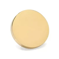 Gold Stainless Steel Round Infinity Engravable Lapel Pin