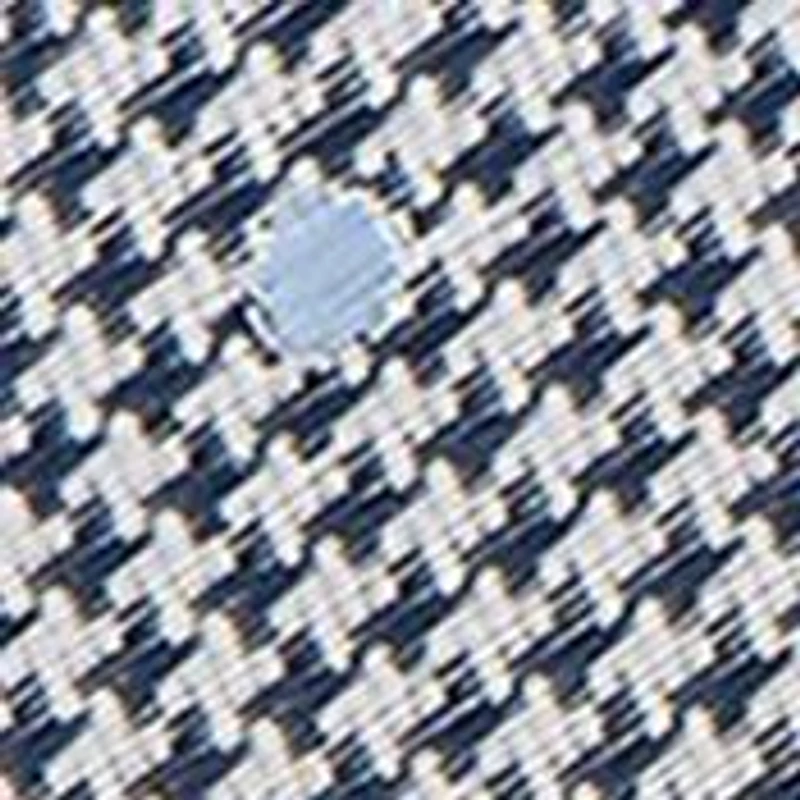 Dotted Herringbone Grey Silk Tie