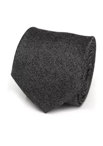 Heathered Gray Wool Tie
