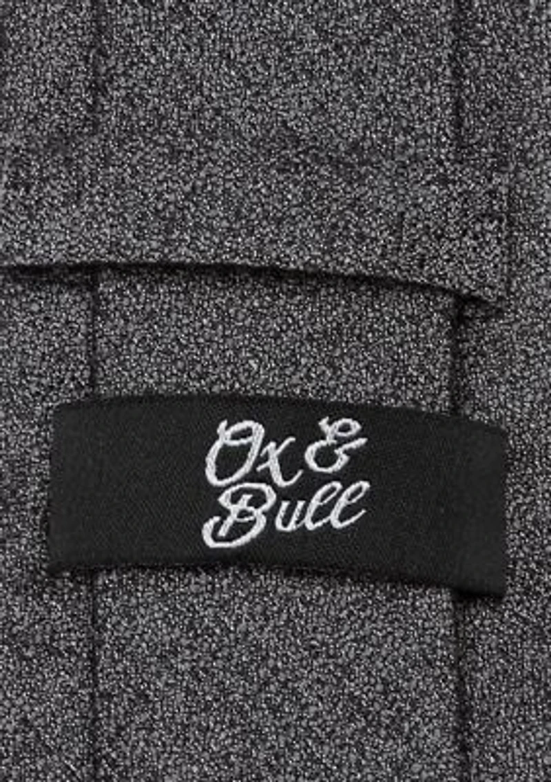 Heathered Gray Wool Tie
