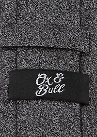 Heathered Gray Wool Tie