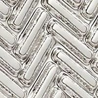 Silver Herringbone Cufflinks