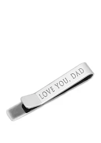 "Love You, Dad" Hidden Message Tie Bar