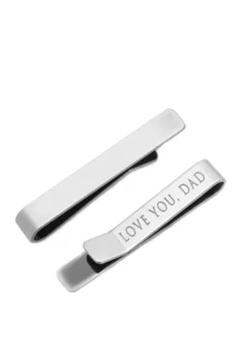 "Love You, Dad" Hidden Message Tie Bar