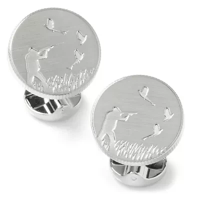 Hunter Silver Cufflinks