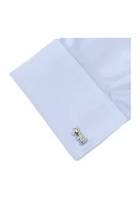 Knight and Rook Chess Piece Cufflinks
