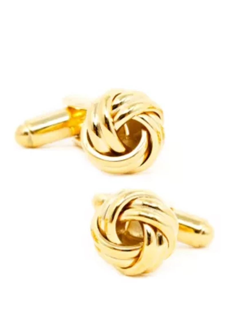 Ox & Bull Trading Co Gold Knot Cufflinks
