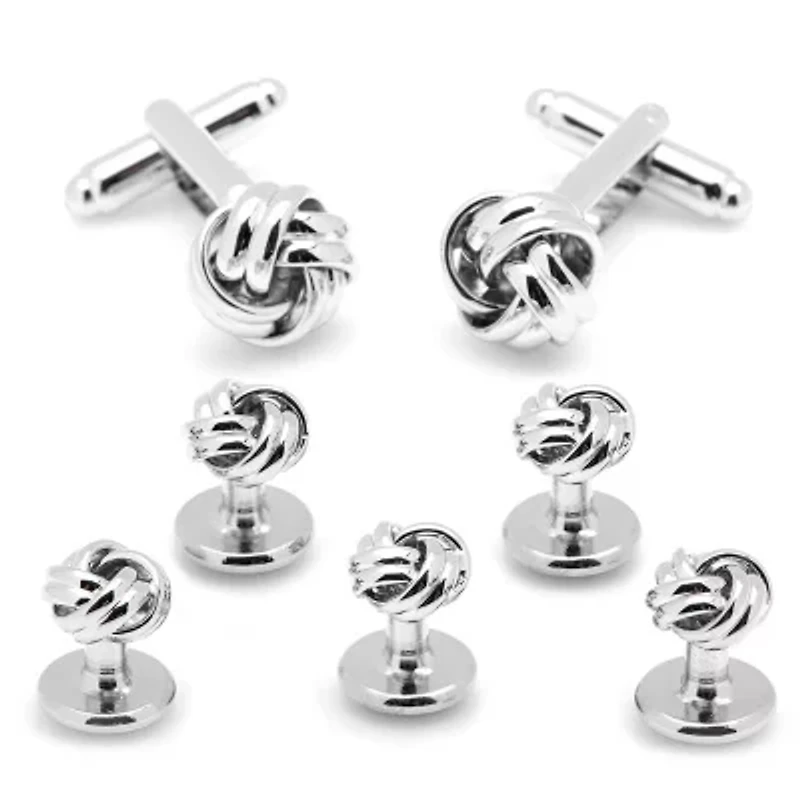 Silver Knot 5-Stud Set