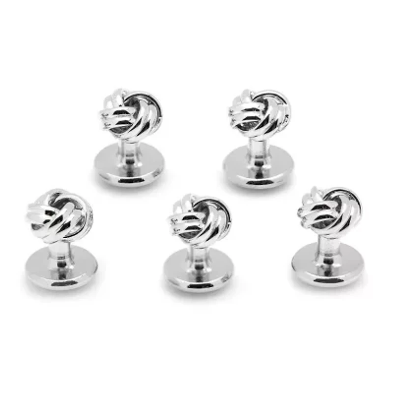 Silver Knot 5-Stud Set