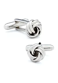 Silver Knot Stud Set