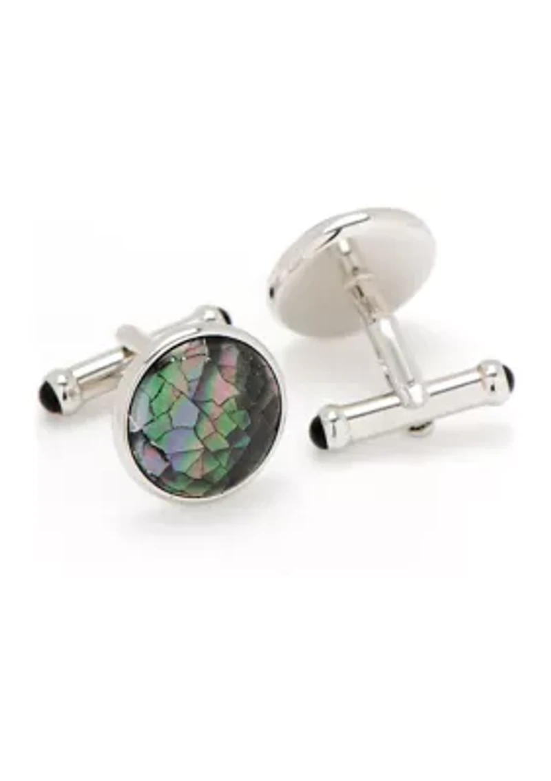 Mosaic Smoke Mother of Pearl Cufflinks