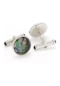 Mosaic Smoke Mother of Pearl Cufflinks